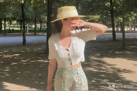 扔掉你的阔腿裤！今年夏天流行“剪刀裙”，时髦显瘦，回头率超高图片