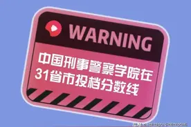 中国刑事警察学院2022年分专业在31省市投档分数线！23考生快来看图片