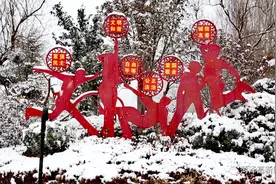 下雪了！欣赏雪中大美高新区图片