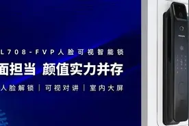 飞利浦智能锁DDL708-FVP测评： 对称设计 刷脸即开 远程可视 室内大屏图片
