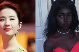 非洲一女孩因颜值太高，被载入吉尼斯纪录，父亲雇保镖护送上学图片