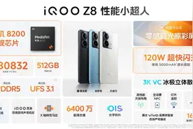 iQOO Z8系列发布：定位“最佳千元性能机”图片