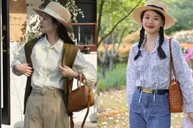 懂打扮的中年女人不显老！这3种帽子的夏季搭配法，好看又显脸小图片