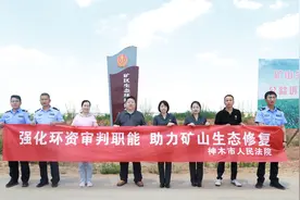 巡回审判+法治宣讲 |神木市法院矿区生态保护巡回法庭走进西湾露天煤矿生态环境修复司法实践基地图片