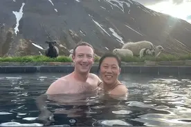 马克·扎克伯格带爱妻泡露天温泉，37岁亚裔富婆素颜出镜，很自信图片