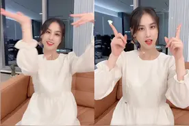 黄圣依懒理与杨子离婚传闻，晒手势舞开心营业，面露甜笑心情超好图片