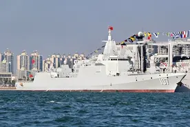 055大驱9、10号舰曝光，海军万吨大驱扩编，新一批会有哪些改进？图片
