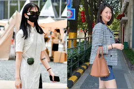 去杭州才发现，杭州女生爱穿“袜子+黑鞋”，打扮时髦又洋气图片