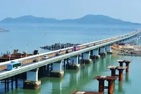 中国平潭大桥将建成，京台高铁差最后一公里，有机会坐高铁去台湾图片