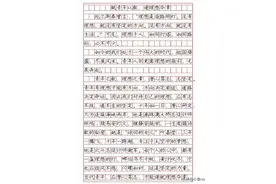 分享一篇很标准格式的作文#今日头条#图片