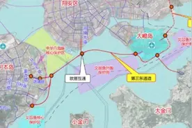 厦门本岛至翔安机场跨海通道即将开工建设！是厦金高速的重要组成图片