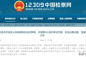南昌经济技术开发区人民检察院依法对罗峰、许强等9人组织考试作弊、非法出售试题、答案案提起公诉图片