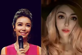 央视女主持辞职，一头金发嘴比姚晨还大，网友：妈妈看到她想换台图片