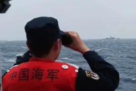 与台舰目视距离5海里！持续环台岛战巡进逼，最新画面→图片