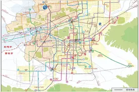 西安地铁竟然规划了23条线路图片