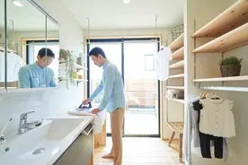 室内晒衣只要1㎡！专属晾衣房，洗衣、晾衣、折烫、收纳一次完成图片