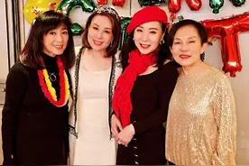 丽的四大花旦合体！米雪最美艳，文雪儿似少妇，70岁李影判若两人图片