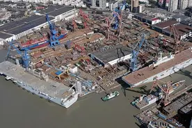 解放军登岛统一更进一步？上海造船厂送来惊喜，第四艘准航母登场图片