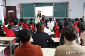 邓州市教研室副主任贾秀菊一行莅临高集镇指导课改推进工作图片