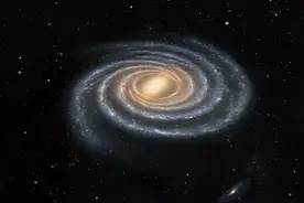 银河系外围发现恒星墓地，厚度比本体大三倍，有10亿颗死星图片