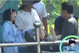 罗晋张慧雯压腿引争议，男方左腿敲在女方右腿做拉伸，被批不避嫌图片
