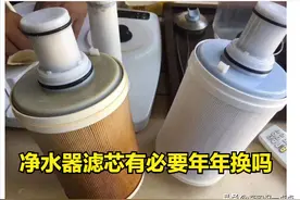 净水器滤芯有必要年年换吗，是不是商家忽悠人的骗局？揭开真相图片