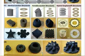 北航大开发出具有自由形态的块状3D石墨烯机翼模型图片