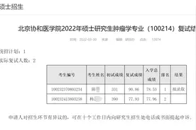 北京协和医学院研究生复试，初试390分被刷，331分无厘头上岸图片