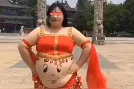 胖女孩在舞蹈中找到自信，原来自己可以这么美，朋友：自信即巅峰图片