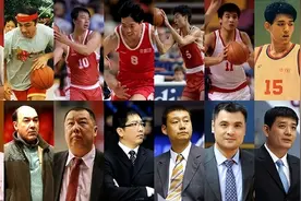 中国篮坛既有实力又有知名度的十名球员，其中两名入选篮坛名人堂图片