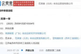 涉商标权侵权纠纷 范冰冰及其美妆品牌被起诉图片