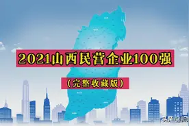 盘点2021：山西民营企业100强（完整收藏版）图片
