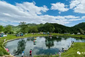 周末就能带娃走起的自驾游，露营、蹚水，水库看“海”！攻略奉上图片
