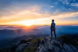 原创～山高人为峰图片