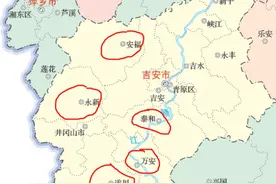 江西吉安万安、安福、泰和、遂川、永新5县现状分析。图片