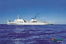 日本防卫省：一艘中国海军测量船驶入“日本领海”图片