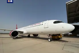 新机型！空客交付首架在天津总装A321飞机图片