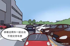 小鹰说法：为逃停车费“灵机一动”，你以为的小聪明，是犯罪！图片
