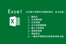 Excel插件:方方格子经典8大功能和用法，办公必备！图片
