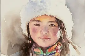 中国美术 水彩篇 陕西画家史涛 水彩 水粉 人物作品欣赏图片