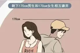 “娇妻不过肩”，为何男人总想让娇小的女人当老婆？（漫画）图片