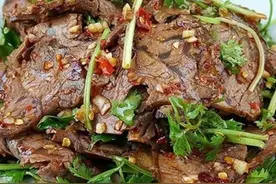 凉拌牛肉这样做太好吃了，香辣可口，味道鲜美，下酒下饭皆宜图片