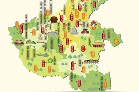 「全国各省人文景区地图」河南篇图片
