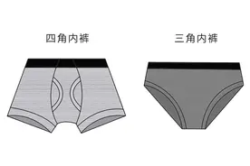 男性三角内裤和平角裤，区别在哪？为啥男性内裤前面有个兜？图片