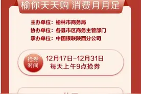 榆林市政府消费券17日起继续“开抢”~图片