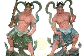 寺庙小常识：山门殿中的两位怒目金刚，为啥有人称他们为哼哈二将图片