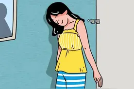 女生拥有“小肚腩”，是一种什么体验？（漫画）男生：好可爱啊！图片