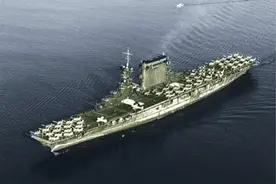 美国航母的先驱，珊瑚海被击沉的“列克星敦”号，足以载入史册图片