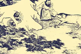民间故事：母猪整日无精打采，老汉暗中观察，发现隔壁光棍的丑事图片