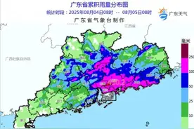 港澳齐发黑雨预警，学校停课！广东暴雨如注，多趟列车停运图片